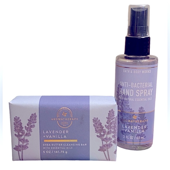Bath & Body Works Other - Bath & Body Works Lavender Vanilla Cleansing Bar & Hand Spray - NWT - Sealed
